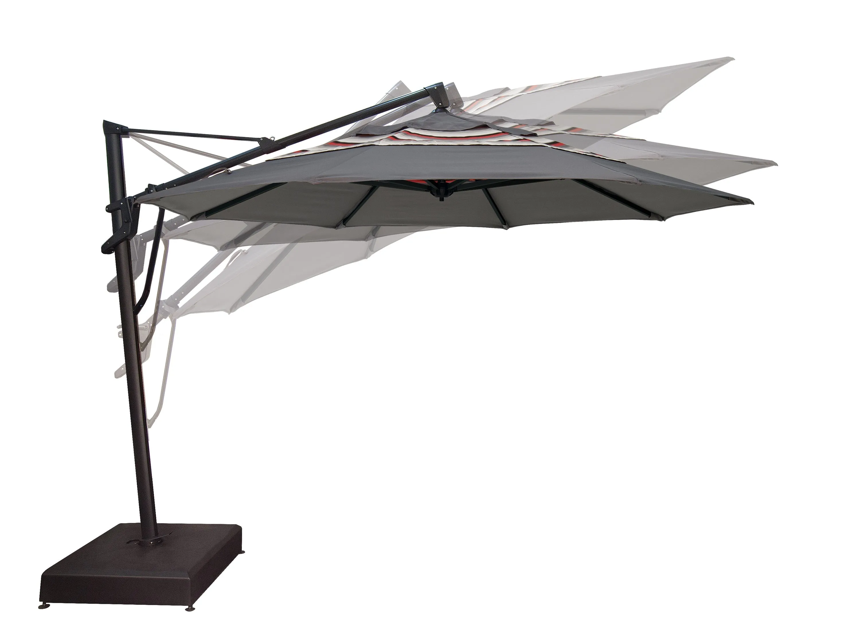 11' AKZ PLUS - Octagonal Cantilever Umbrella Quick Ship Treasure Garden