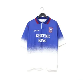 1995/97 IPSWICH TOWN Vintage CORE Home Football Shirt Jersey (L/XL)