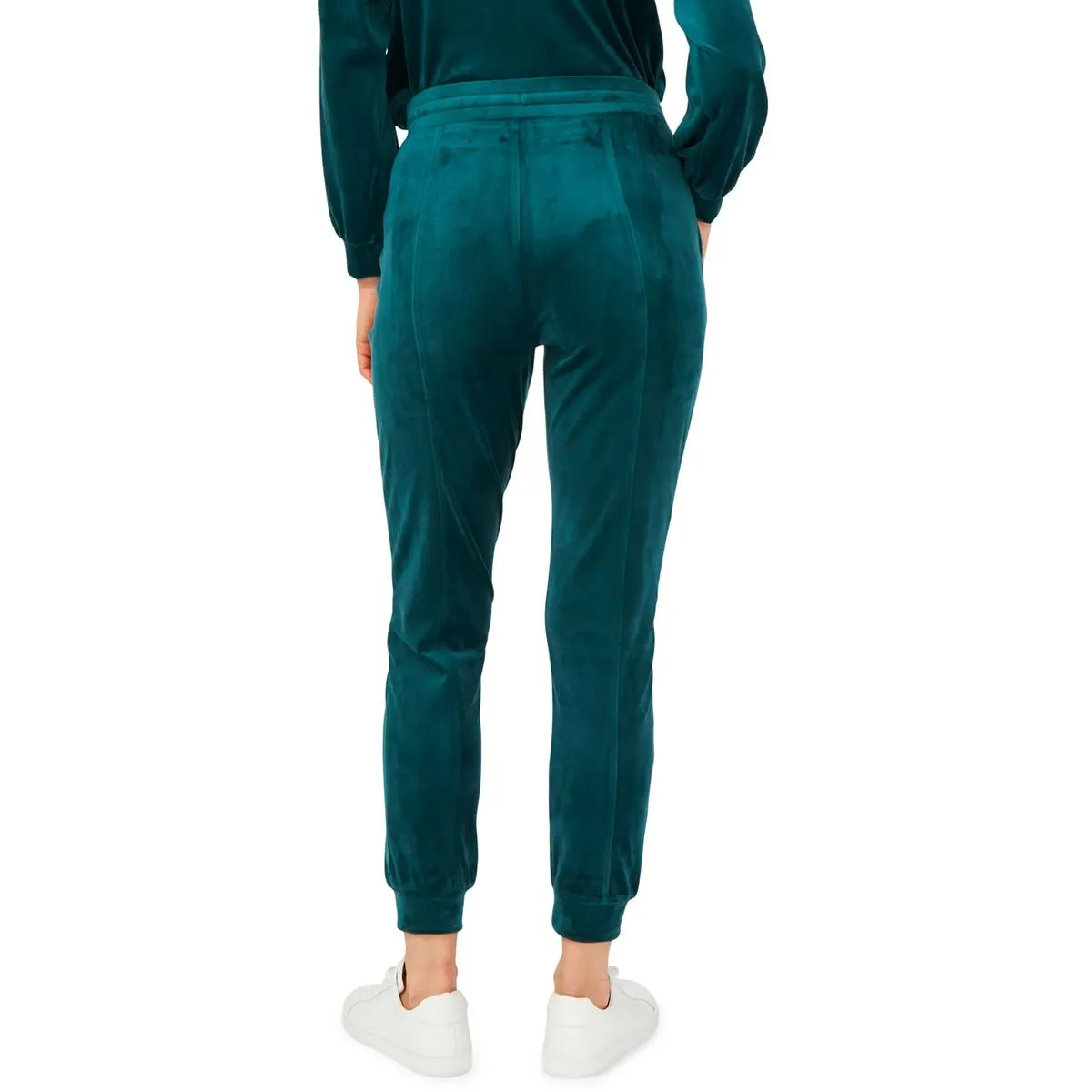 1.State Womens Velour Pull On Jogger Pants