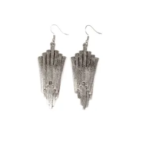 3438 - Pewter Earrings