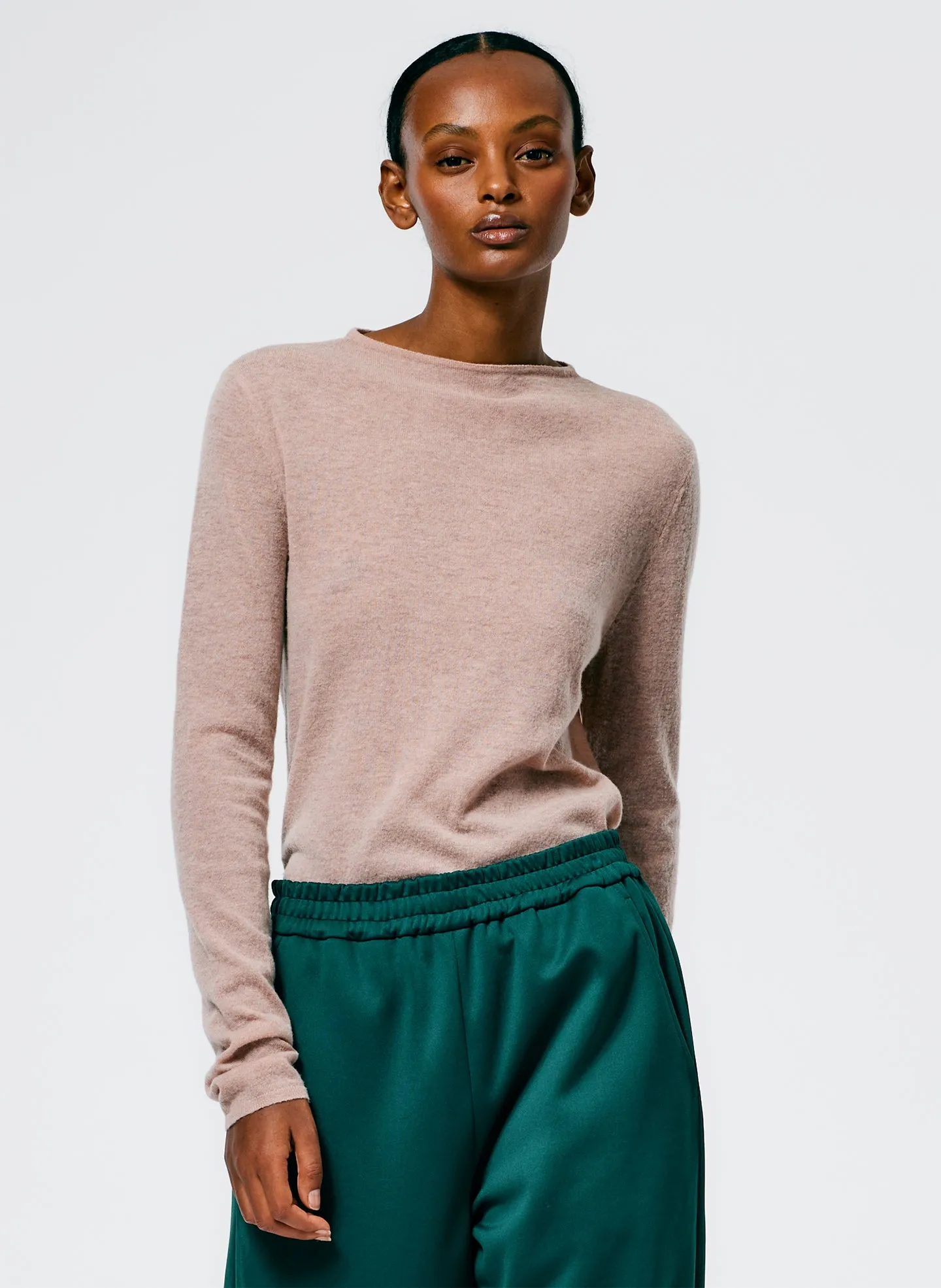 Active Knit Wide Leg Pull On Pant