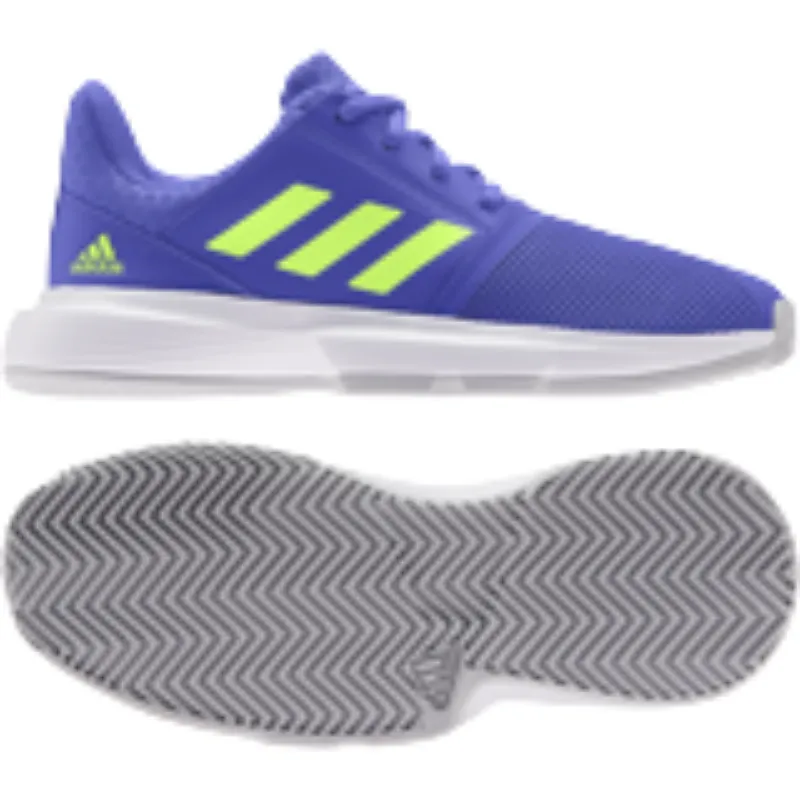 Adidas Court Jam XJ  Tennis Shoes - Sonic Ink/Signal Green/White