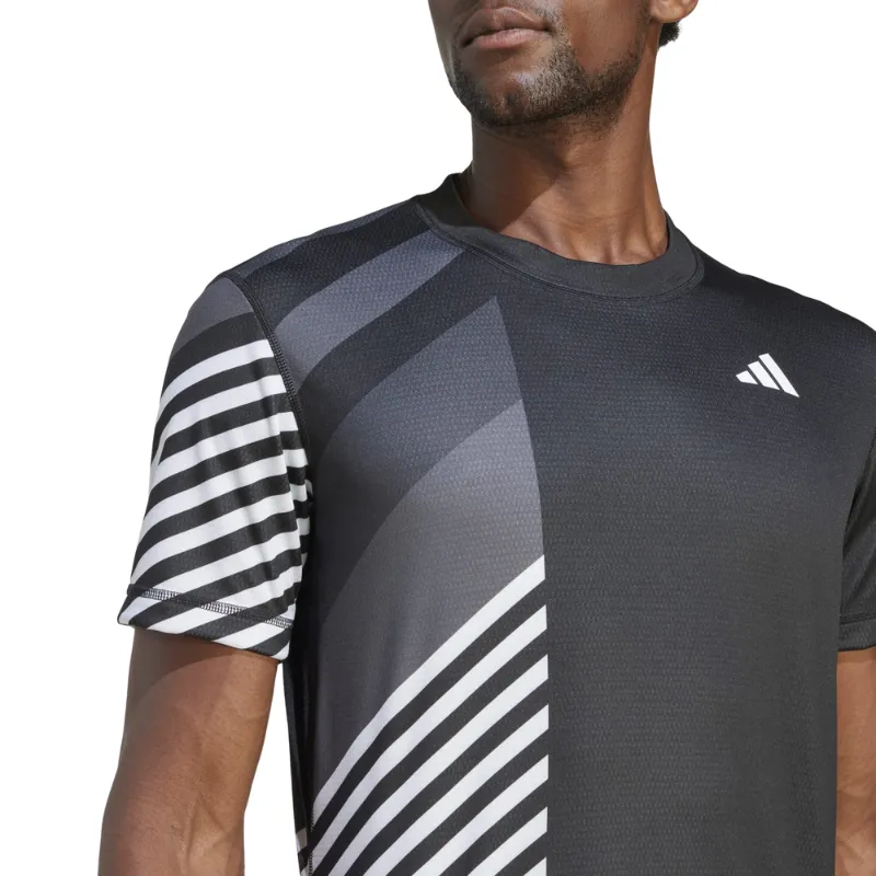 Adidas Men FreeLift Pro Tennis Shirt - Black