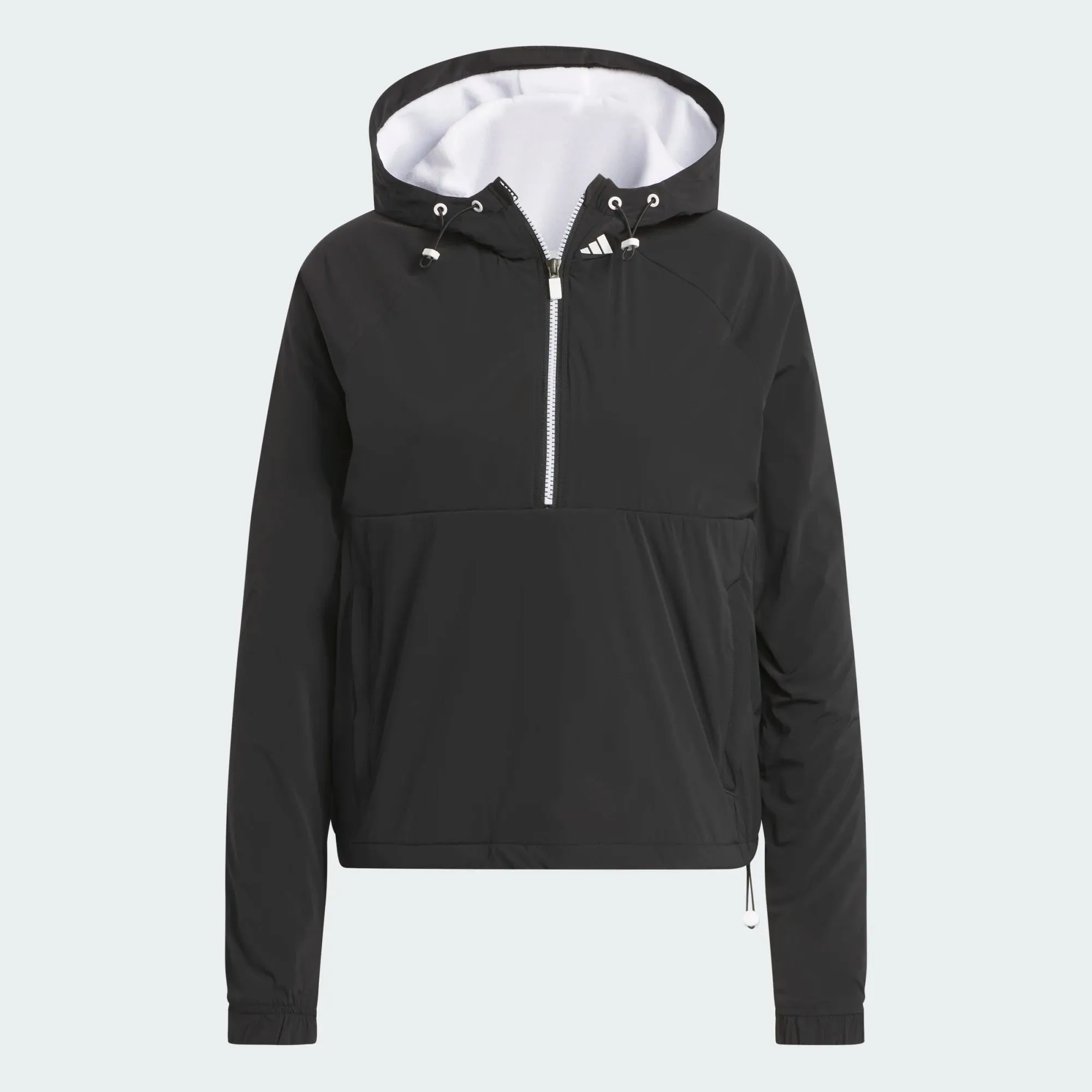 ADIDAS VESTE FEMME 1/4 ZIP A CAPUCHE NOIRE