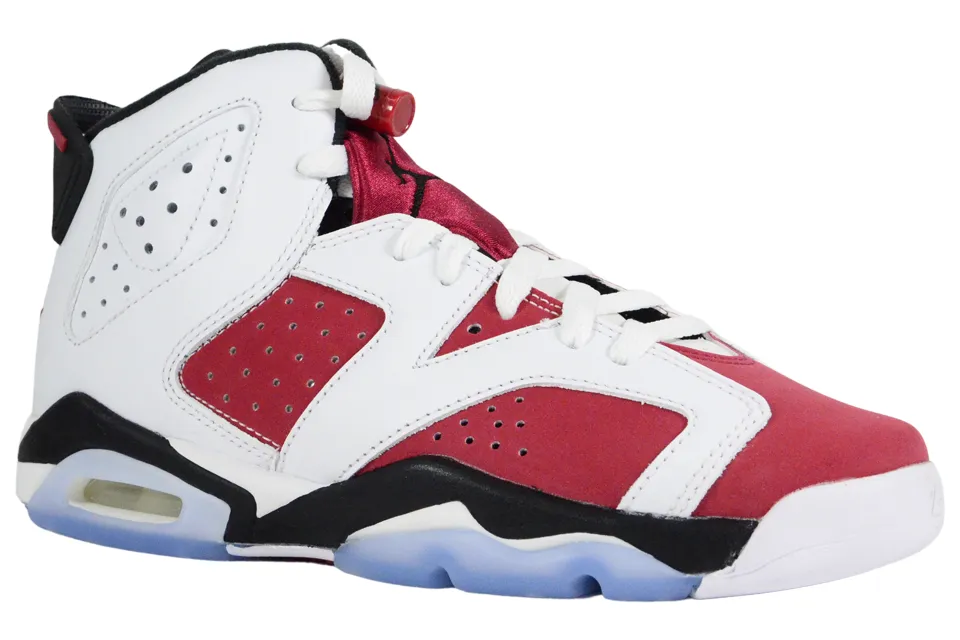 AIR JORDAN 6 RETRO CARMINE BLACK BLANC GS