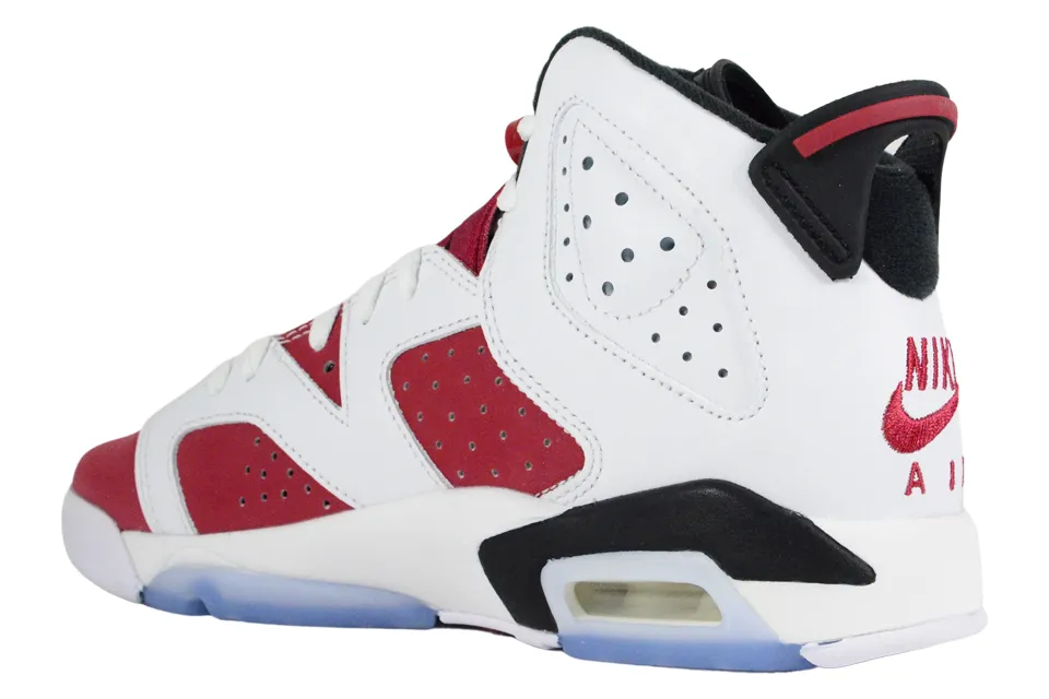 AIR JORDAN 6 RETRO CARMINE BLACK BLANC GS