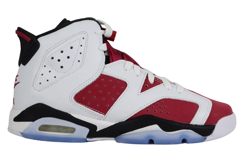 AIR JORDAN 6 RETRO CARMINE BLACK BLANC GS