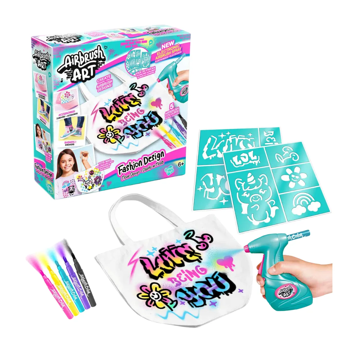 Airbrush Art Fashion Design Kit