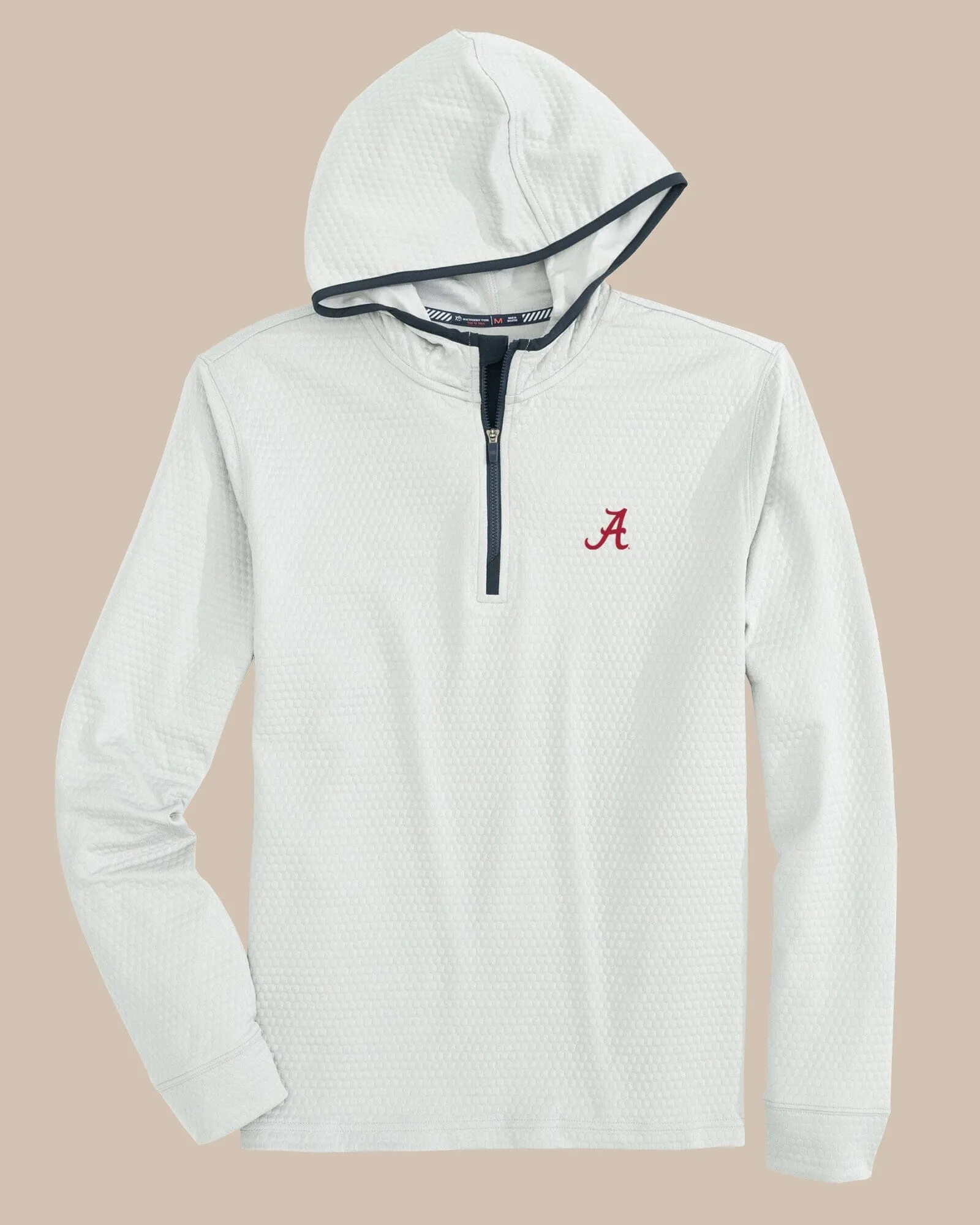 Alabama Crimson Tide Scuttle Heather Quarter Zip Hoodie