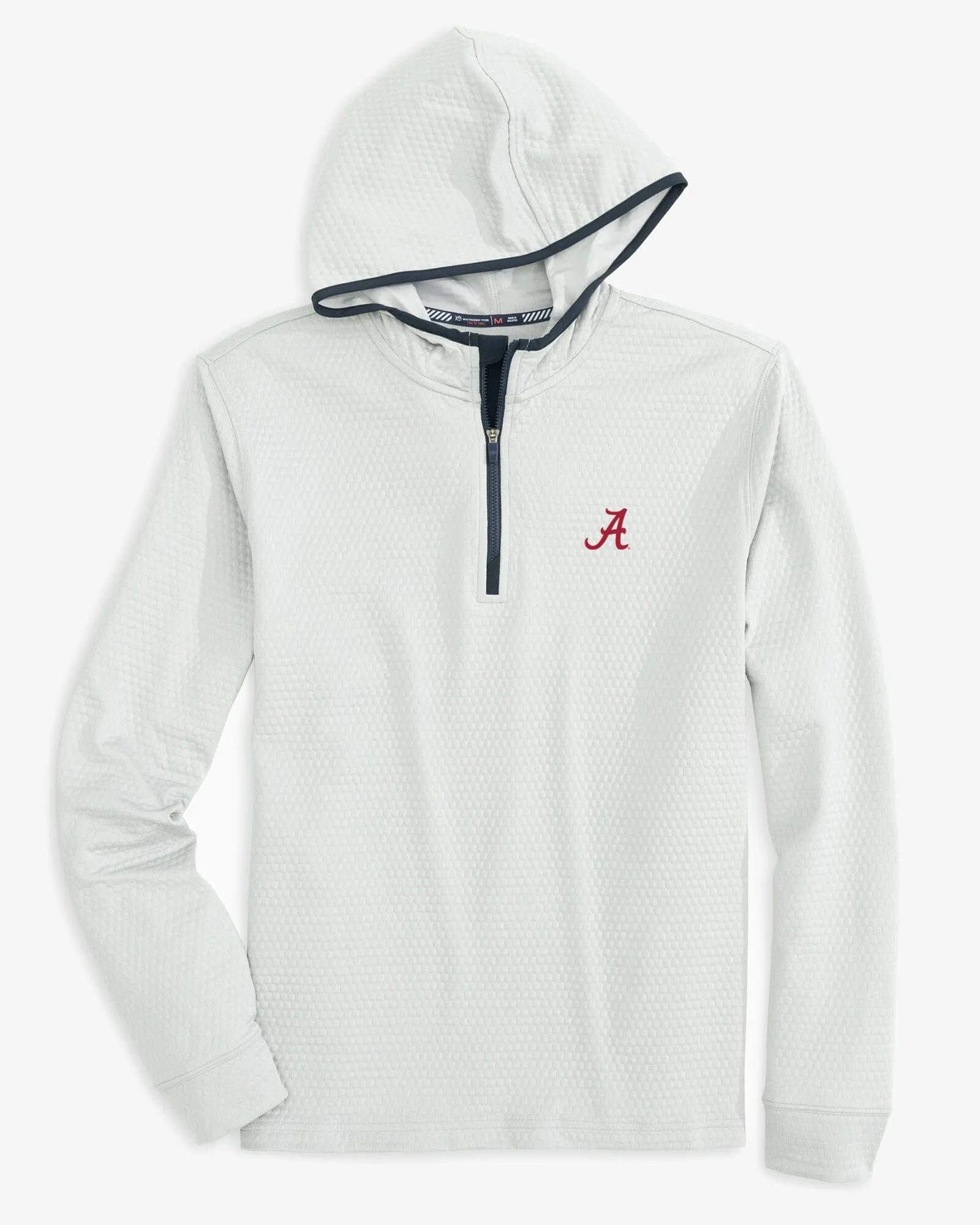 Alabama Crimson Tide Scuttle Heather Quarter Zip Hoodie