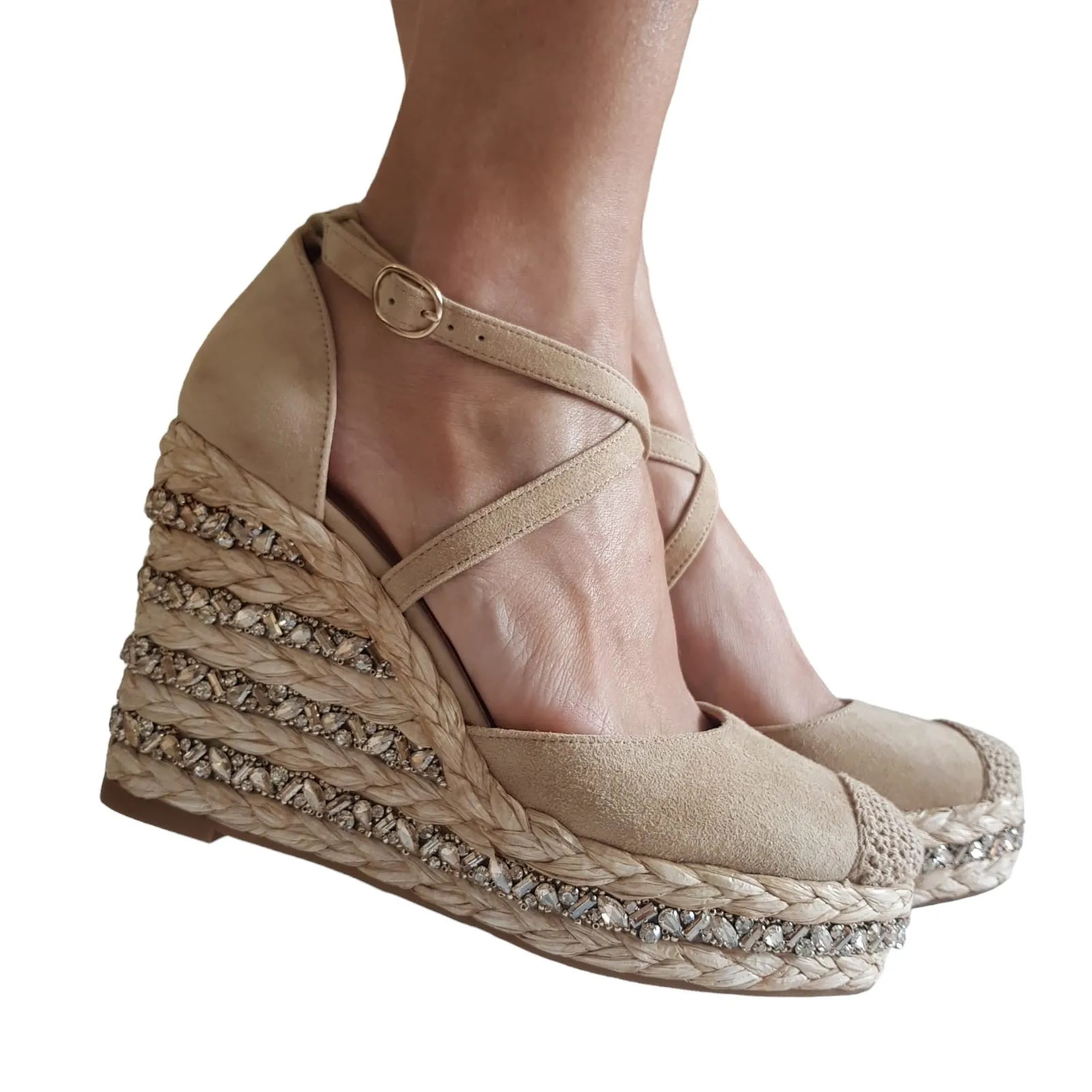 Alma en Pena Sandalo Donna Beige Rif.110