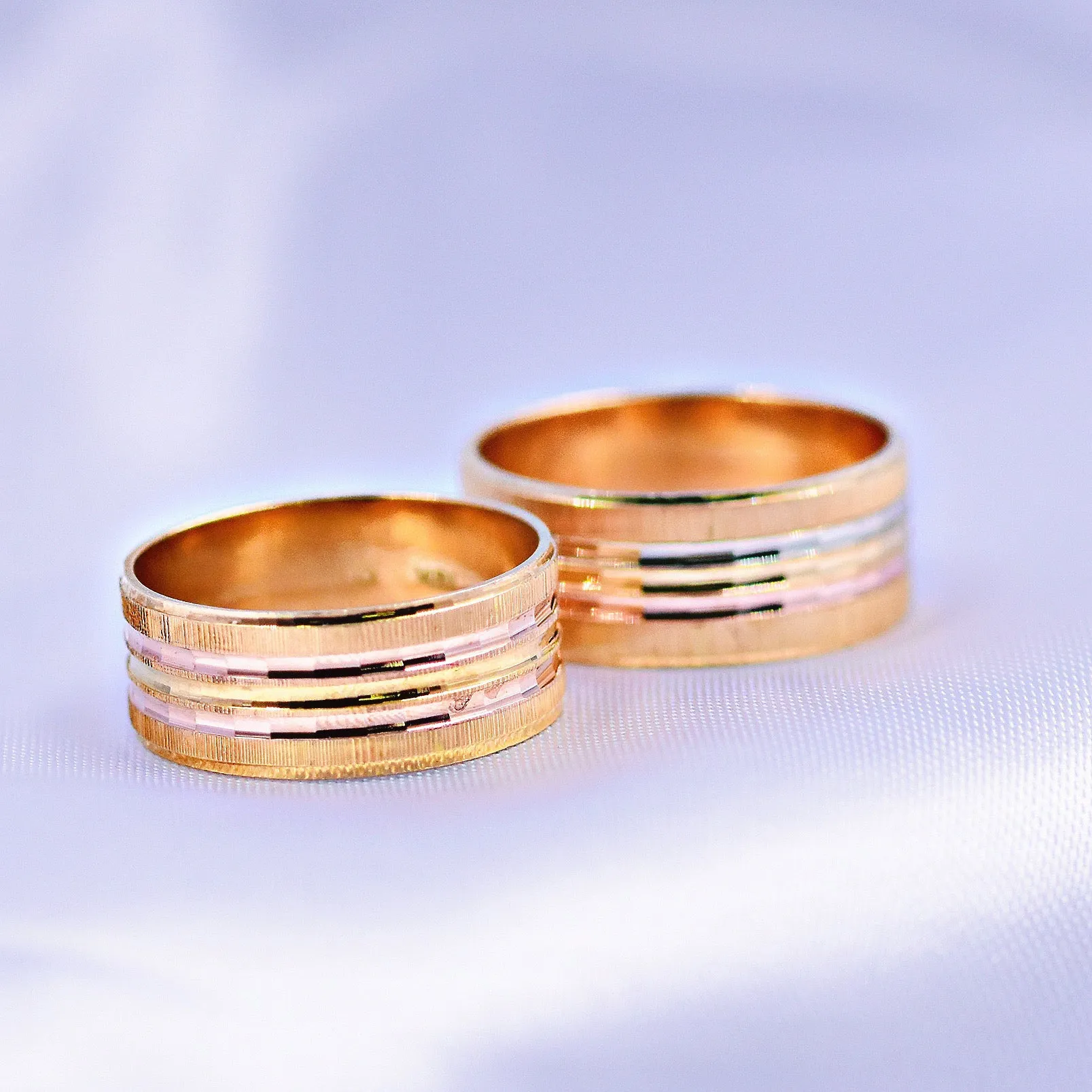 anillos de boda diamantados