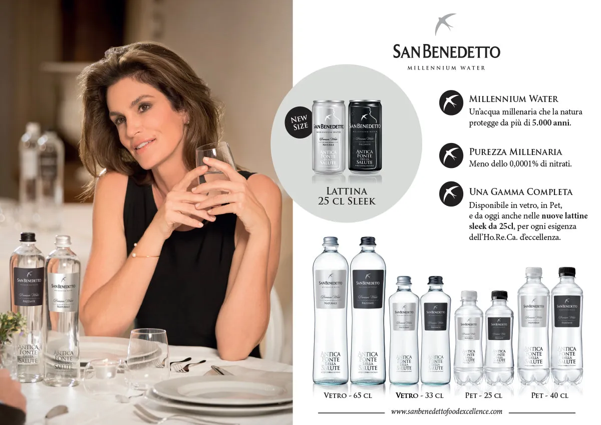 Antica Fonte Della Salute : Still-Artisan Water / San Benedetto 21oz. ( Case of 15)