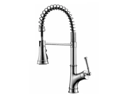 Aquarius Chrome Plated Single Handle Pull-down Kitchen Faucet - K138-CP