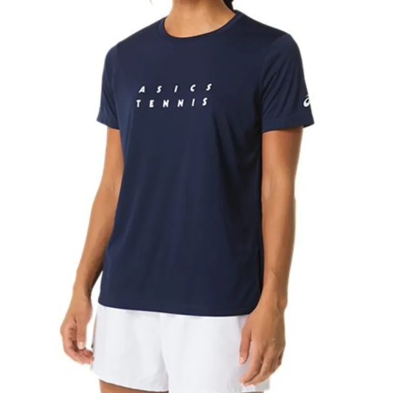 Asics Women Court Graphic Tee - Midnight