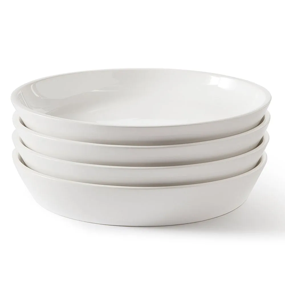 Atipico Crudo Plate Dinner diam.25 cm white ceramic