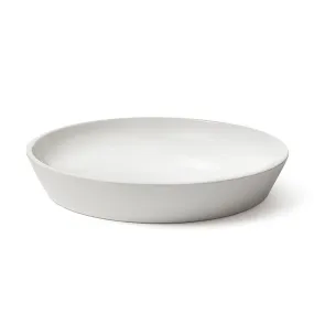 Atipico Crudo Plate Dinner diam.25 cm white ceramic