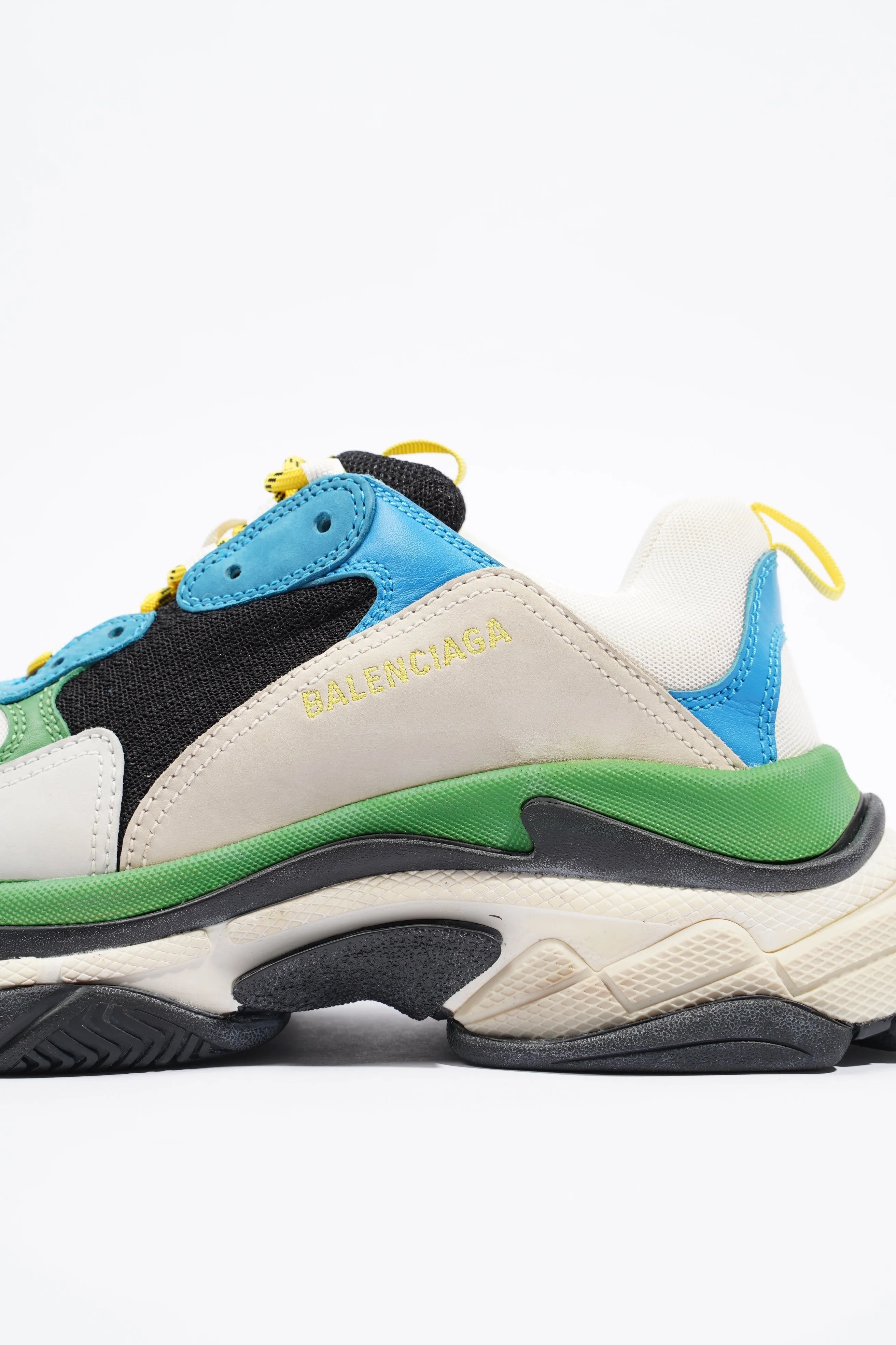 Balenciaga Triple S White / Green / Blue EU 44 / UK 10