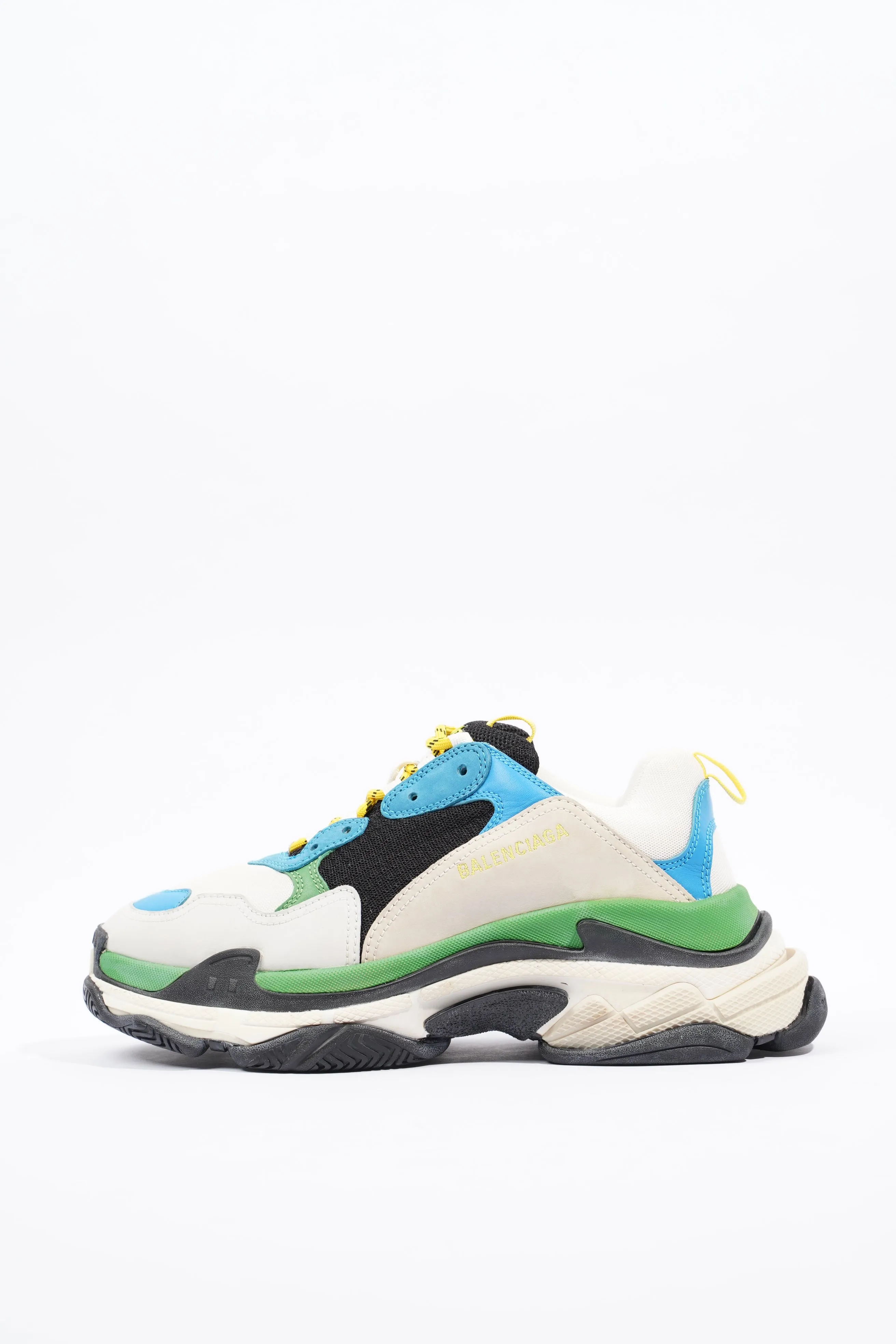 Balenciaga Triple S White / Green / Blue EU 44 / UK 10