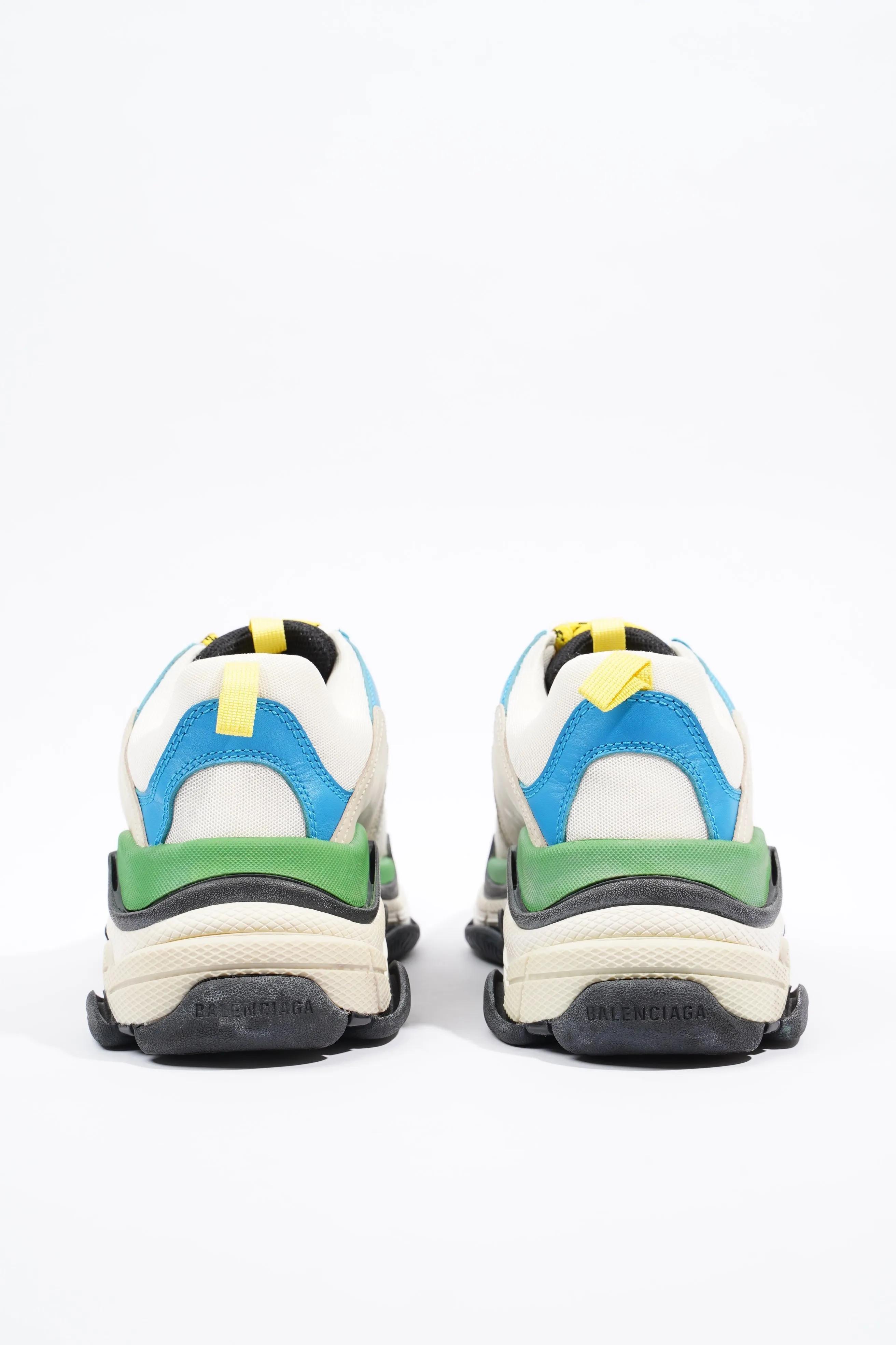 Balenciaga Triple S White / Green / Blue EU 44 / UK 10