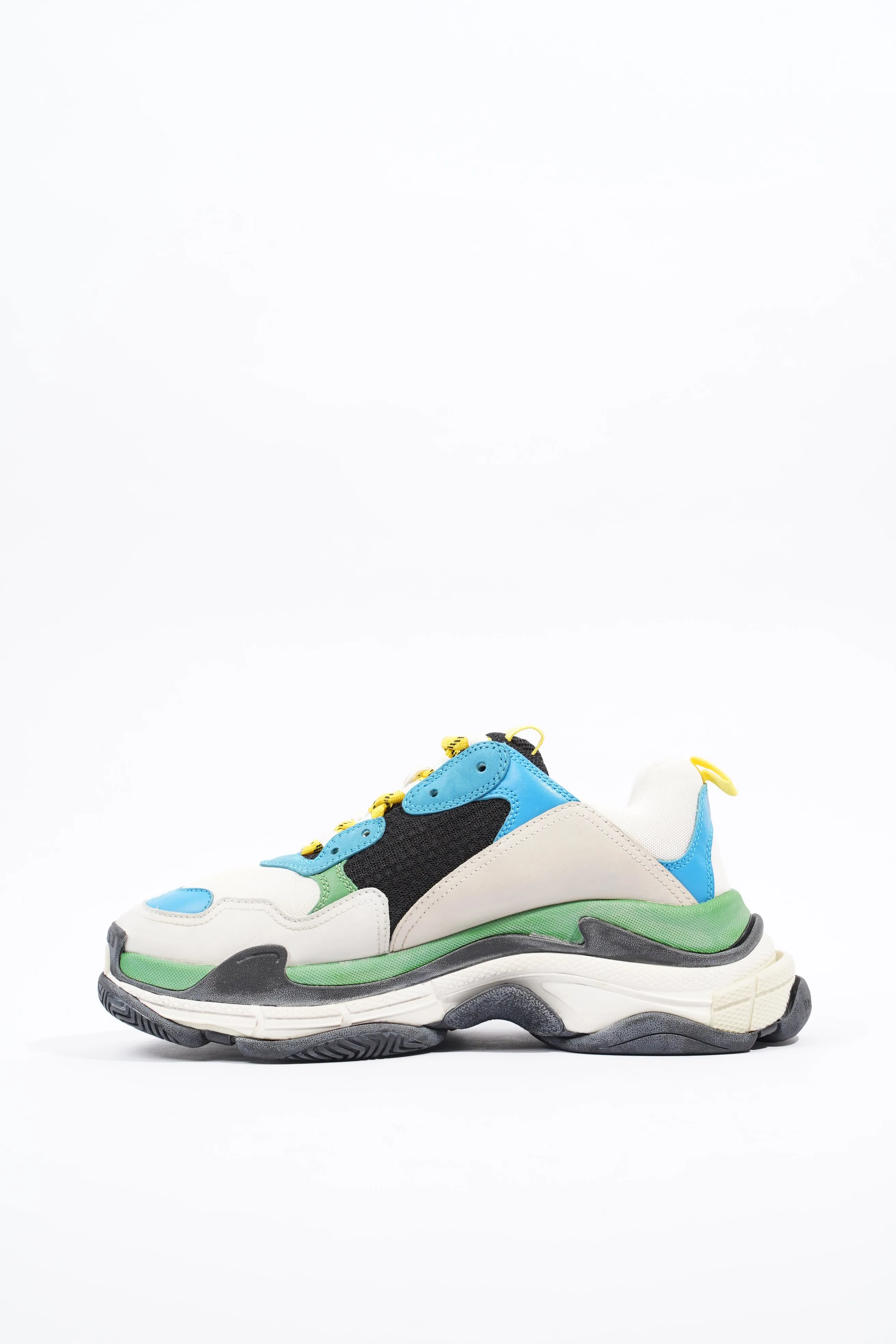 Balenciaga Triple S White / Green / Blue EU 44 / UK 10