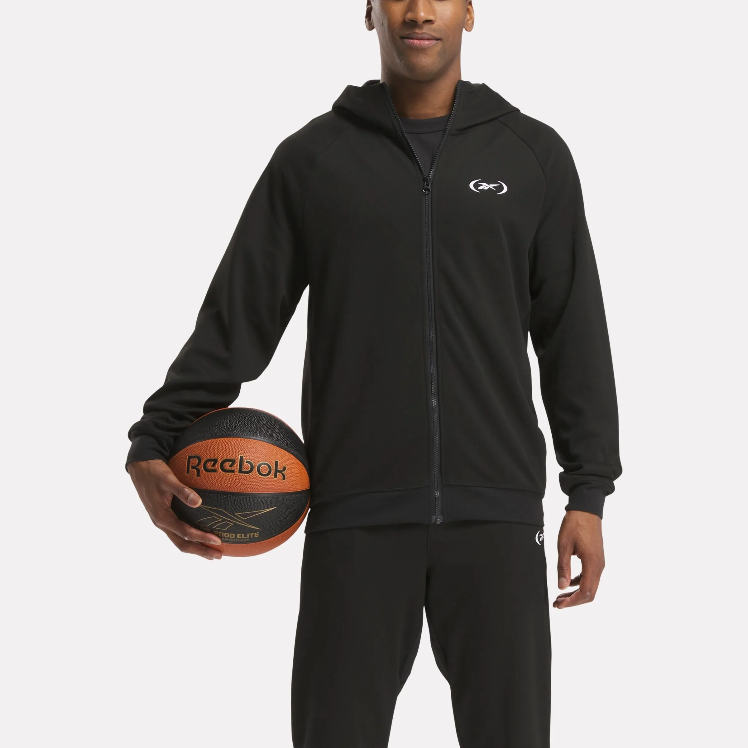 Basketball Full-Zip Hoodie Black