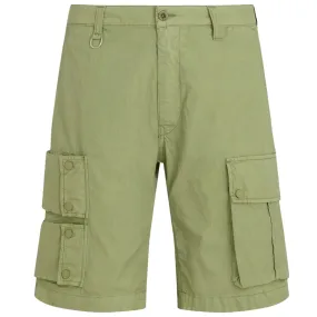 Belstaff Hacker Green Cargo Shorts