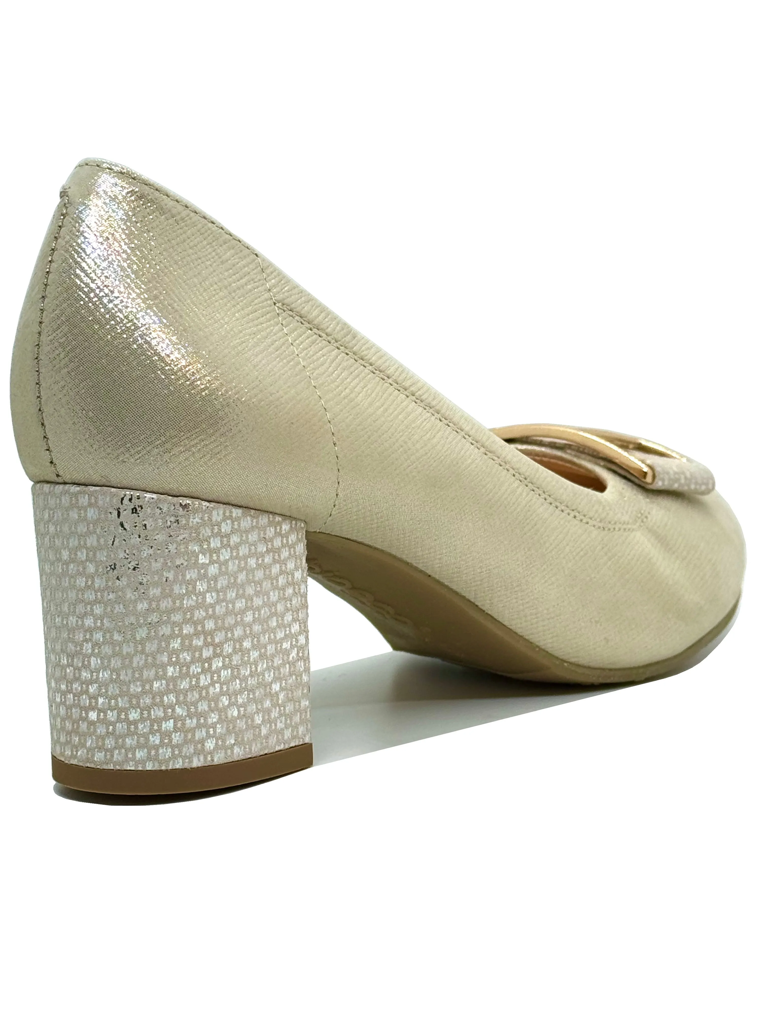 Bioeco Ladies Flexible Block Heel Court