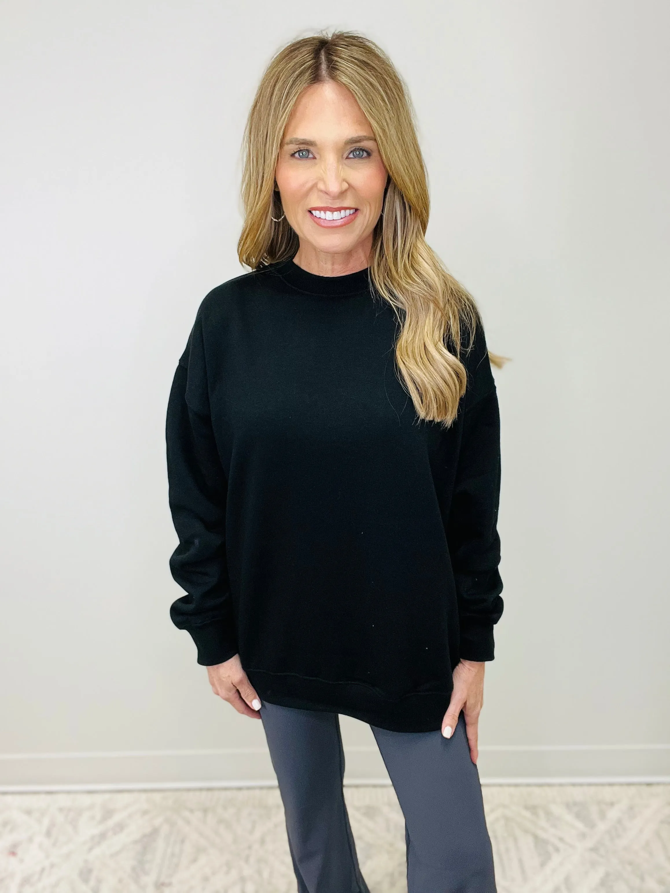 BLACK FLEECE SWEATSHIRT--FLASH SALE