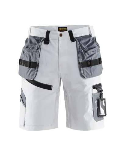 Blaklader X1500 Premium Cotton Painter's Shorts in White -1512