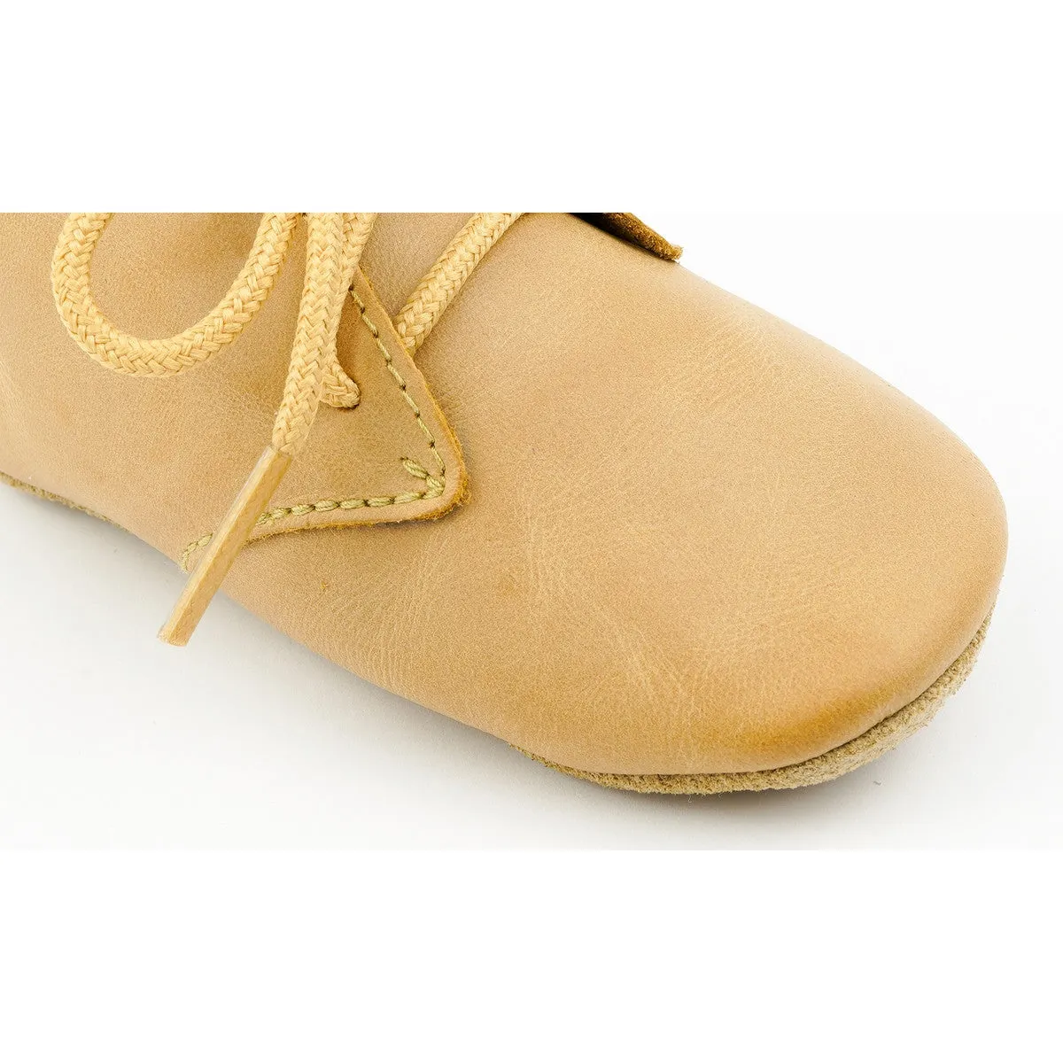 Bobux chaussons lacets caramel