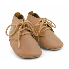 Bobux chaussons lacets caramel