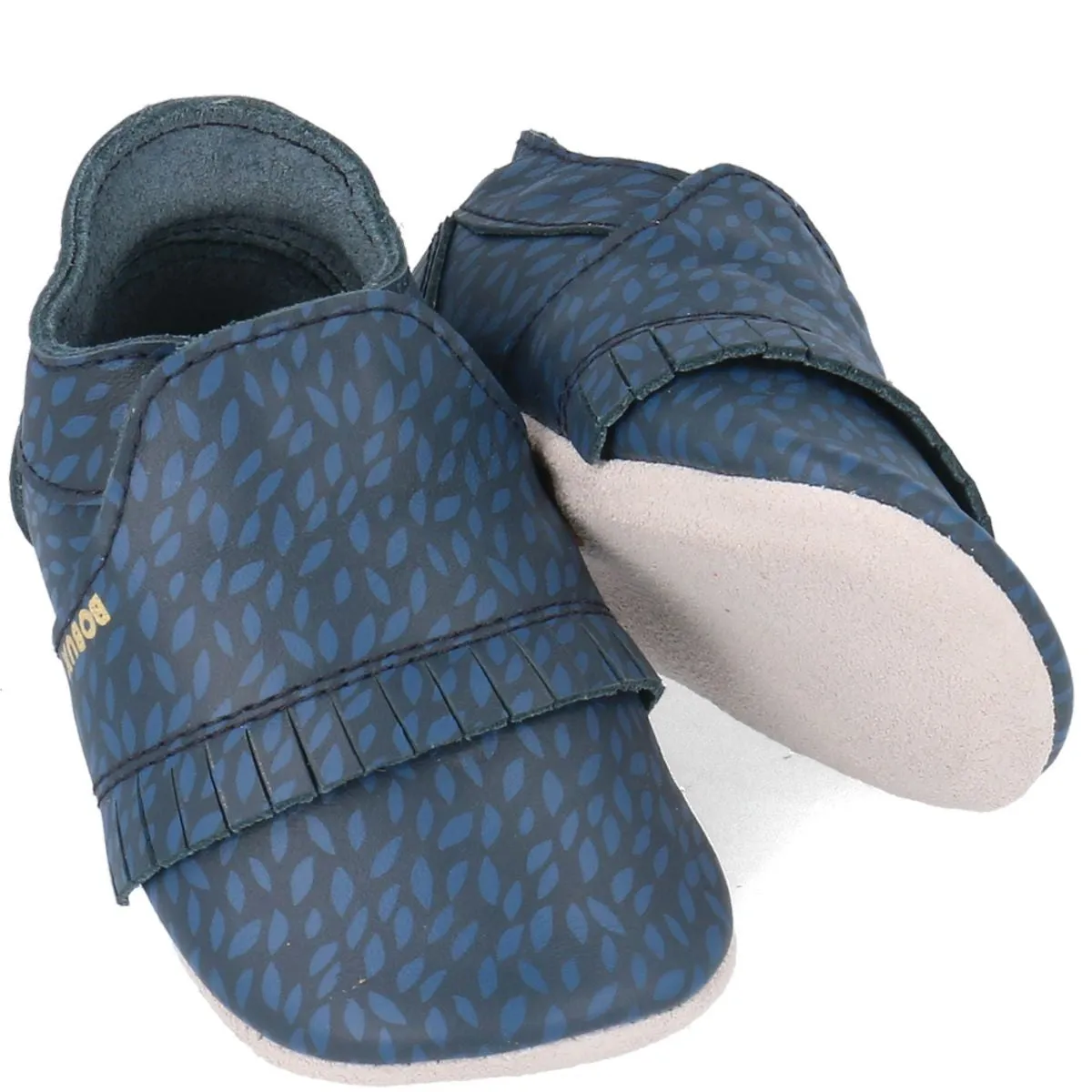 Bobux Chaussons Navy Leaf