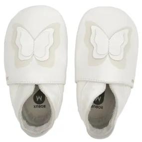 Bobux chaussons papillon blanc