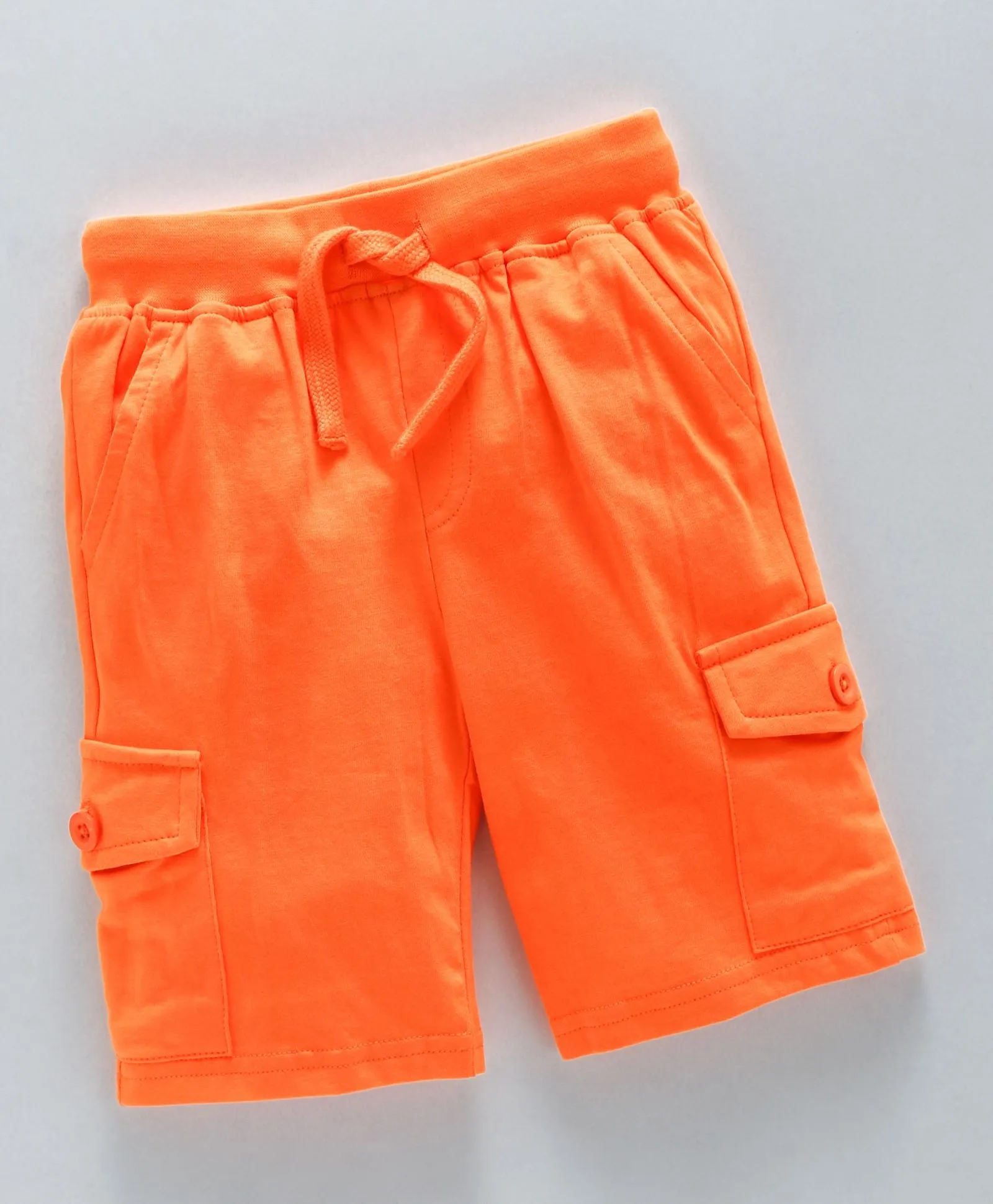 Boys Knee Length Jersey Cargo Shorts