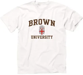 Brown Crest T-Shirt (White)