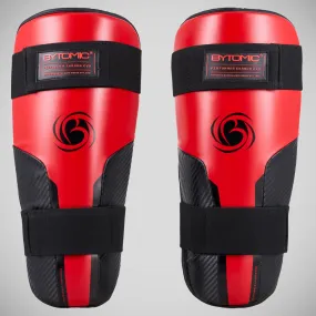 Bytomic Performer Carbon Evo Shin Guards Red/Black