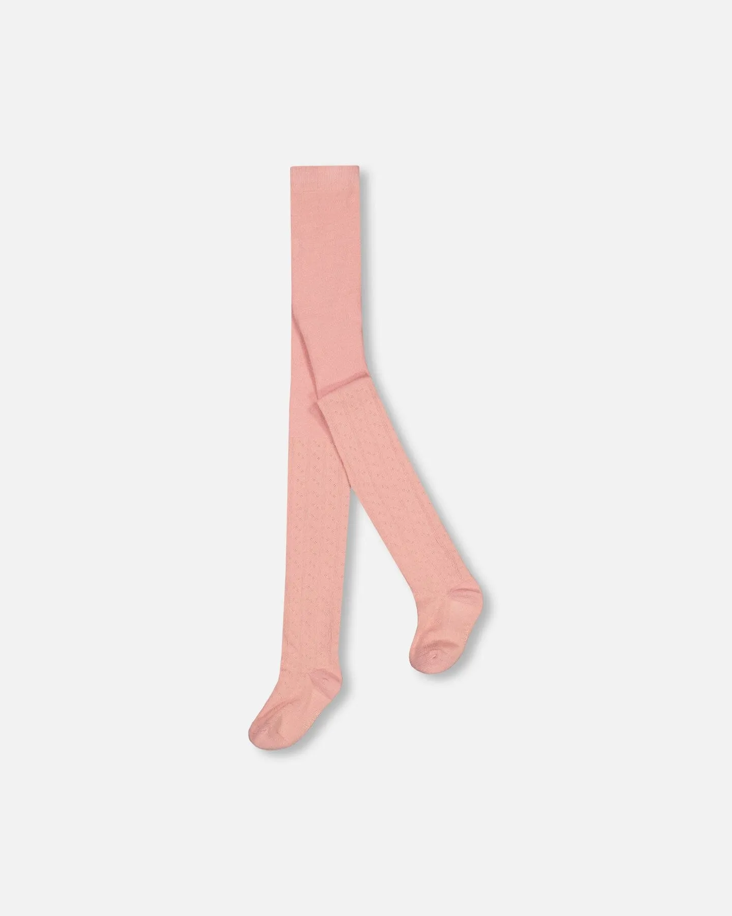 Cable Tights Powder Pink