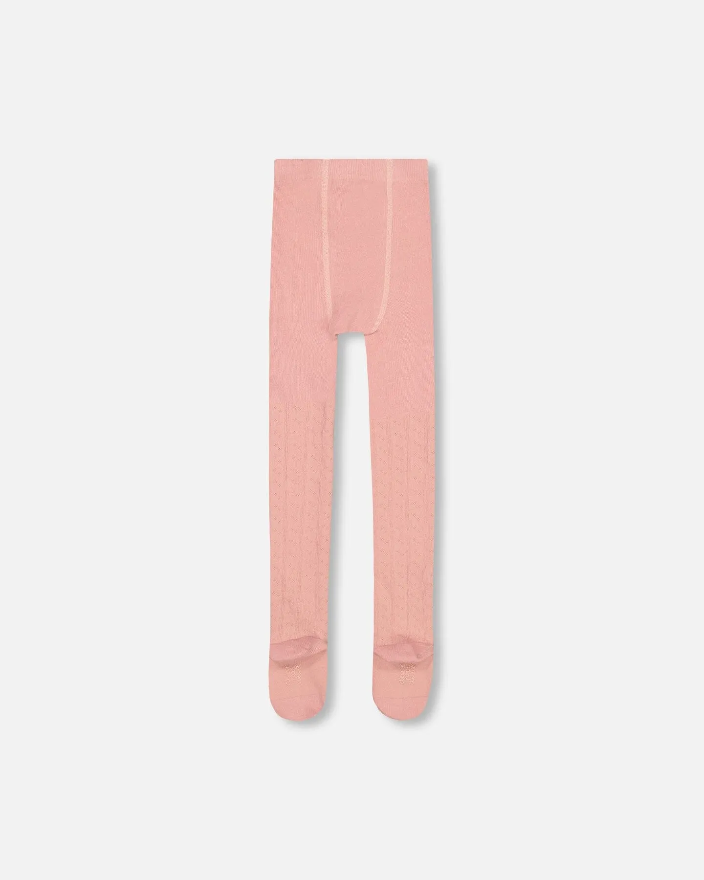 Cable Tights Powder Pink