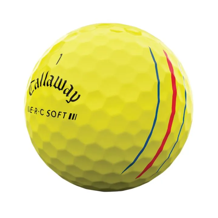 Callaway Balles ERC Soft 2023 Jaune (boite de 12)