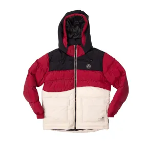 Campera Rusty Poseidon Niño Beige Bordo