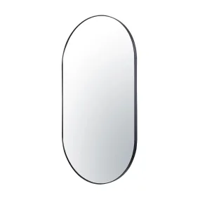 Capsule 434MI22BL 22x40 Oval Mirror - Black