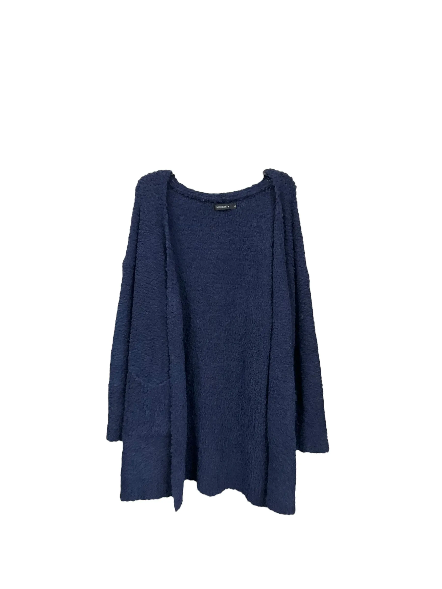 Cardigan By Clothes Mentor In Blue, Size: Xl