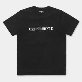 Carhartt WIP Script T-Shirt Black - White