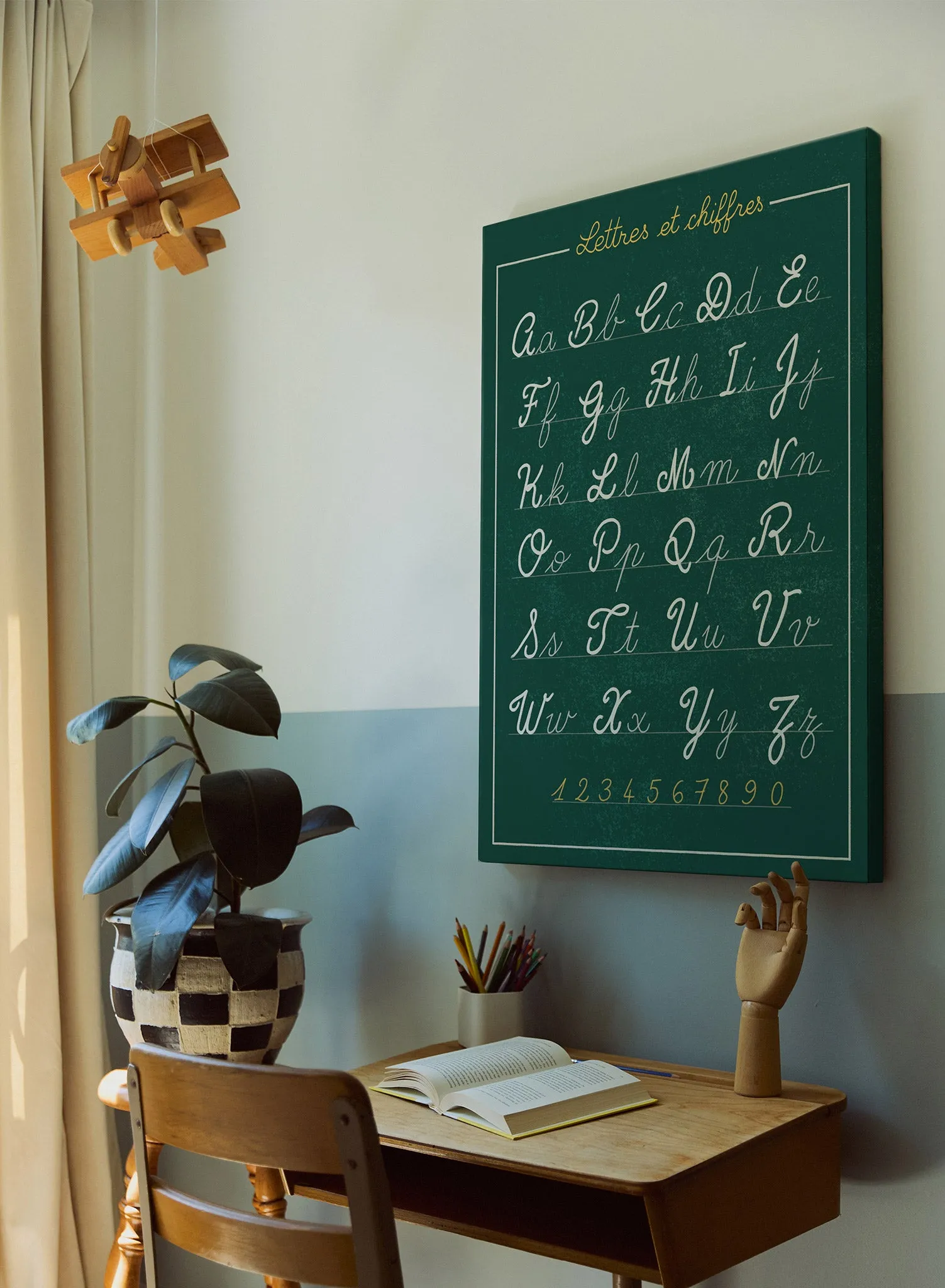 Chalk Calligraphy, Poster