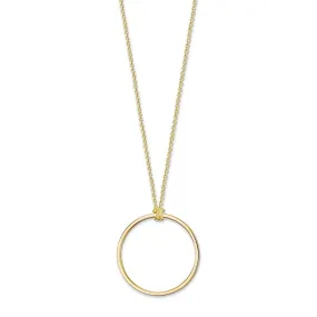 Charm Necklace "Circle Gold"