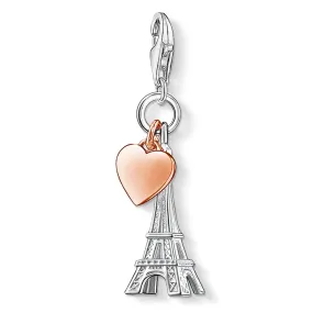 Charm Pendant "Eiffel Tower With Heart"