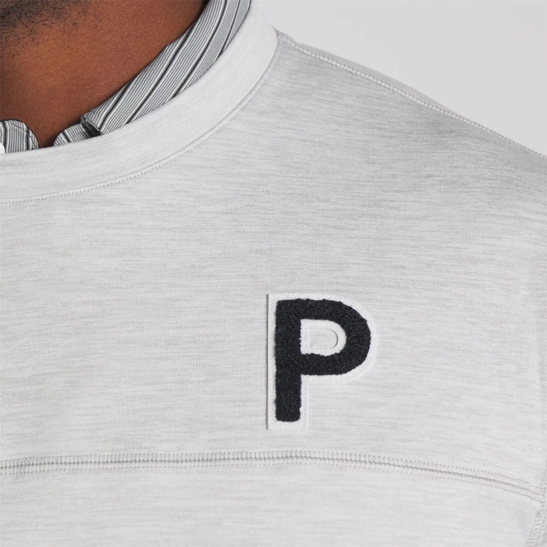 Cloudspun Patch Crew Neck Sweatshirt Grey - SS24