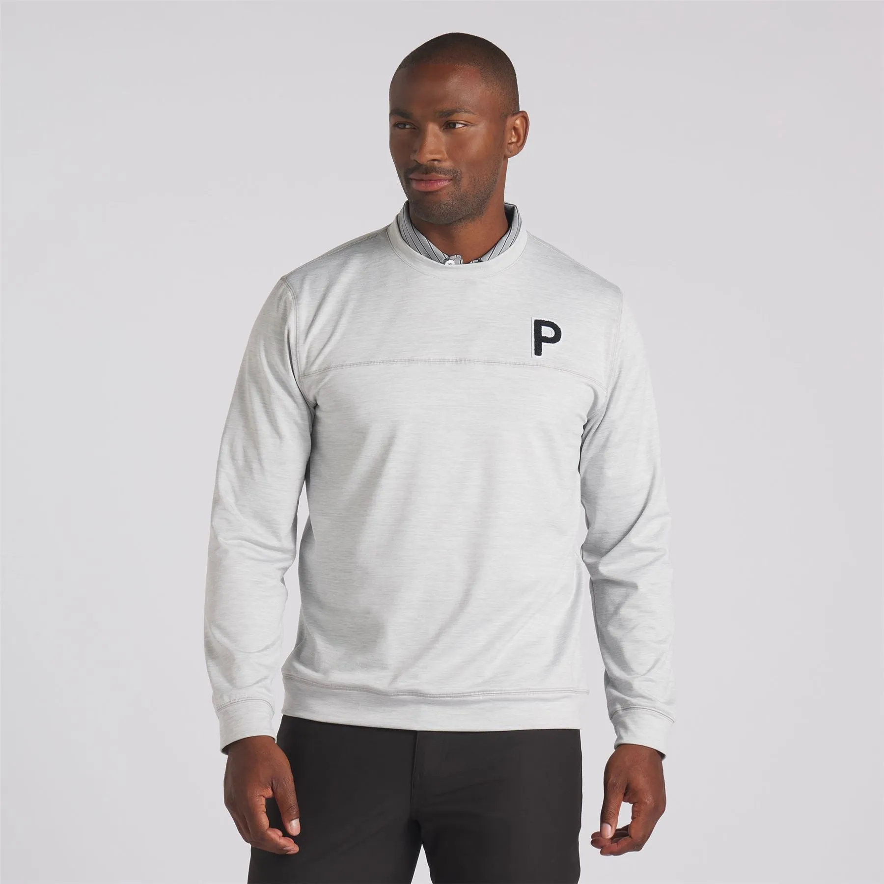 Cloudspun Patch Crew Neck Sweatshirt Grey - SS24