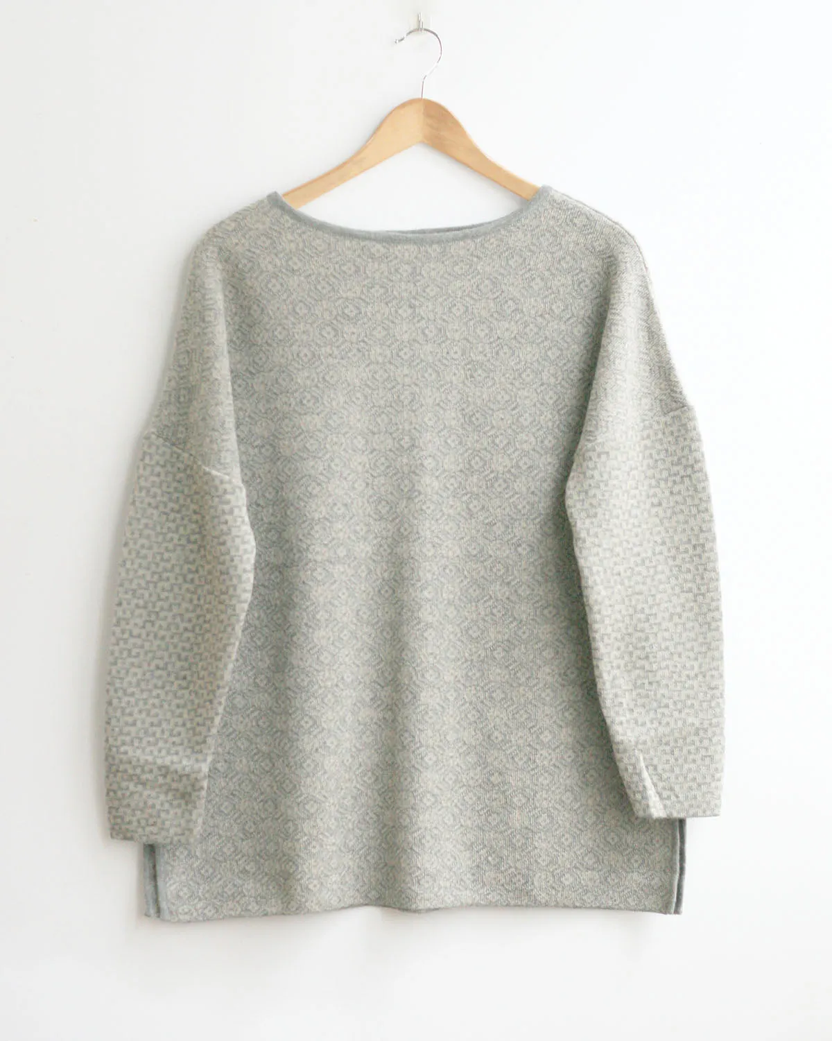 Collage Jacquard Baby Alpaca Pullover